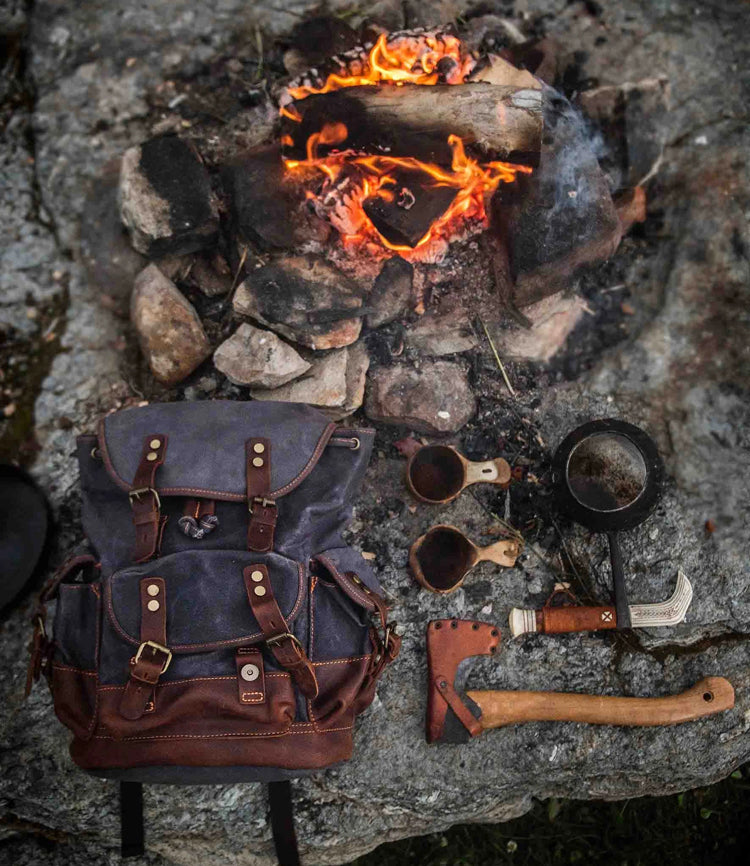Adventure Series Explorer Canvas & Leather Briefcase